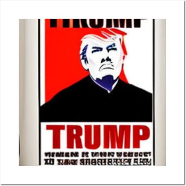 trump mugshot Wall Art by Mcvipa⭐⭐⭐⭐⭐